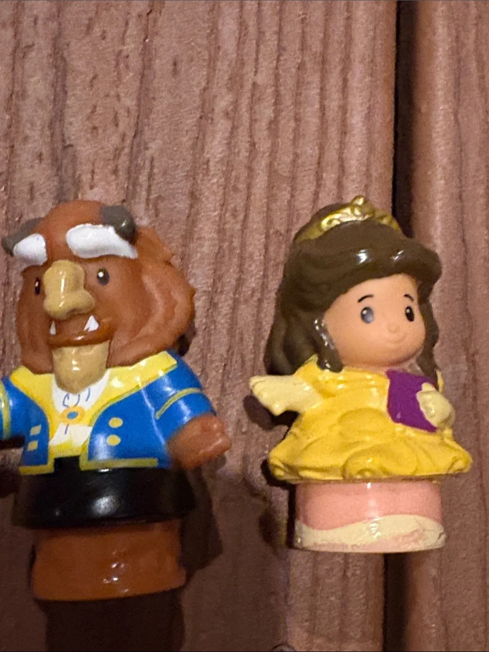 Purple Disney Princess Horse Playset with Belle Princess Figurine and beast